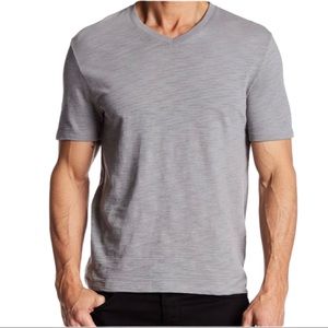 VINCE Men’s Grey V-Neck T-Shirt
